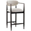 Keiichi Living Soho Counter Stool in Walnut and Bronze House of Isabella UK