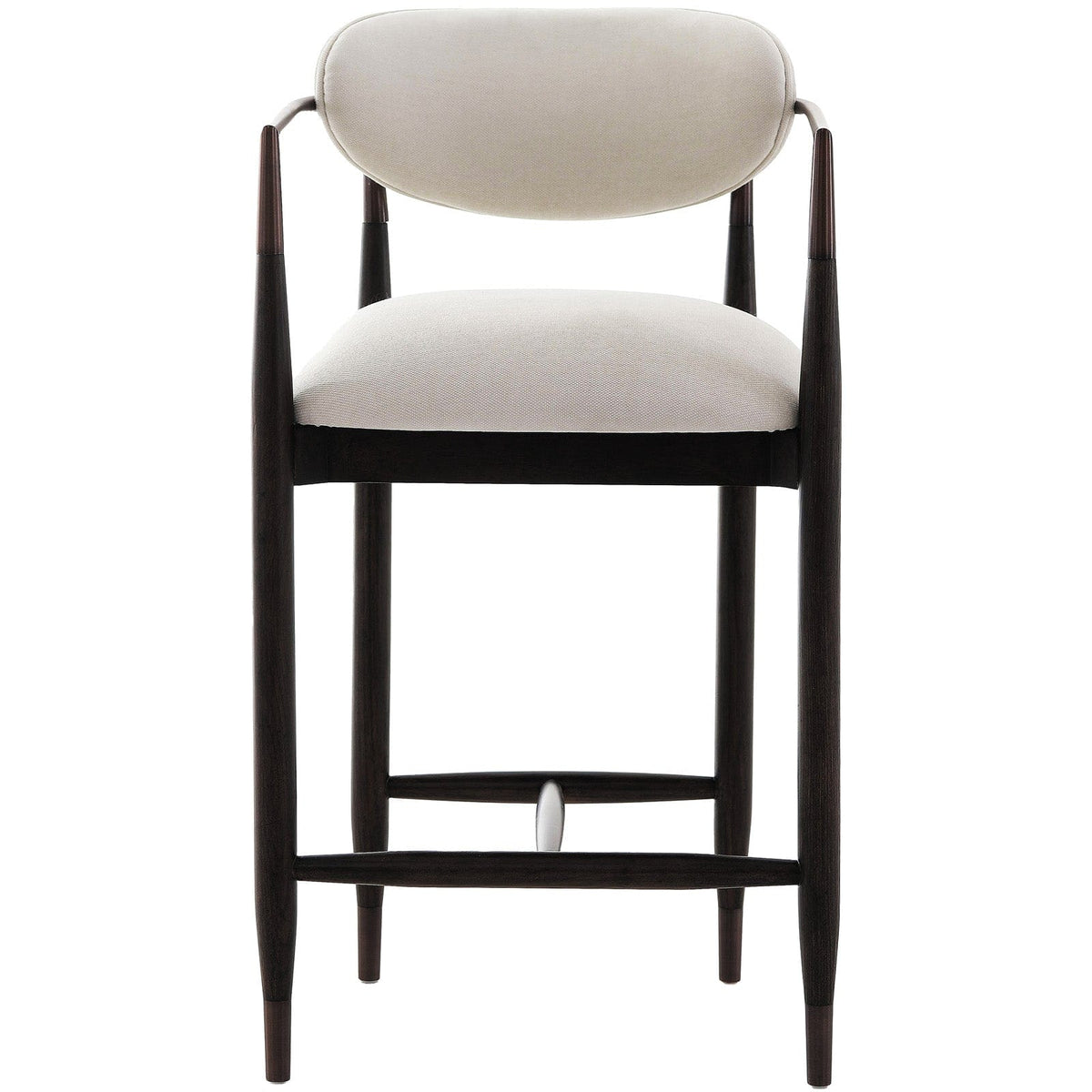 Keiichi Living Soho Counter Stool in Walnut and Bronze House of Isabella UK