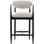 Keiichi Living Soho Counter Stool in Walnut and Bronze House of Isabella UK