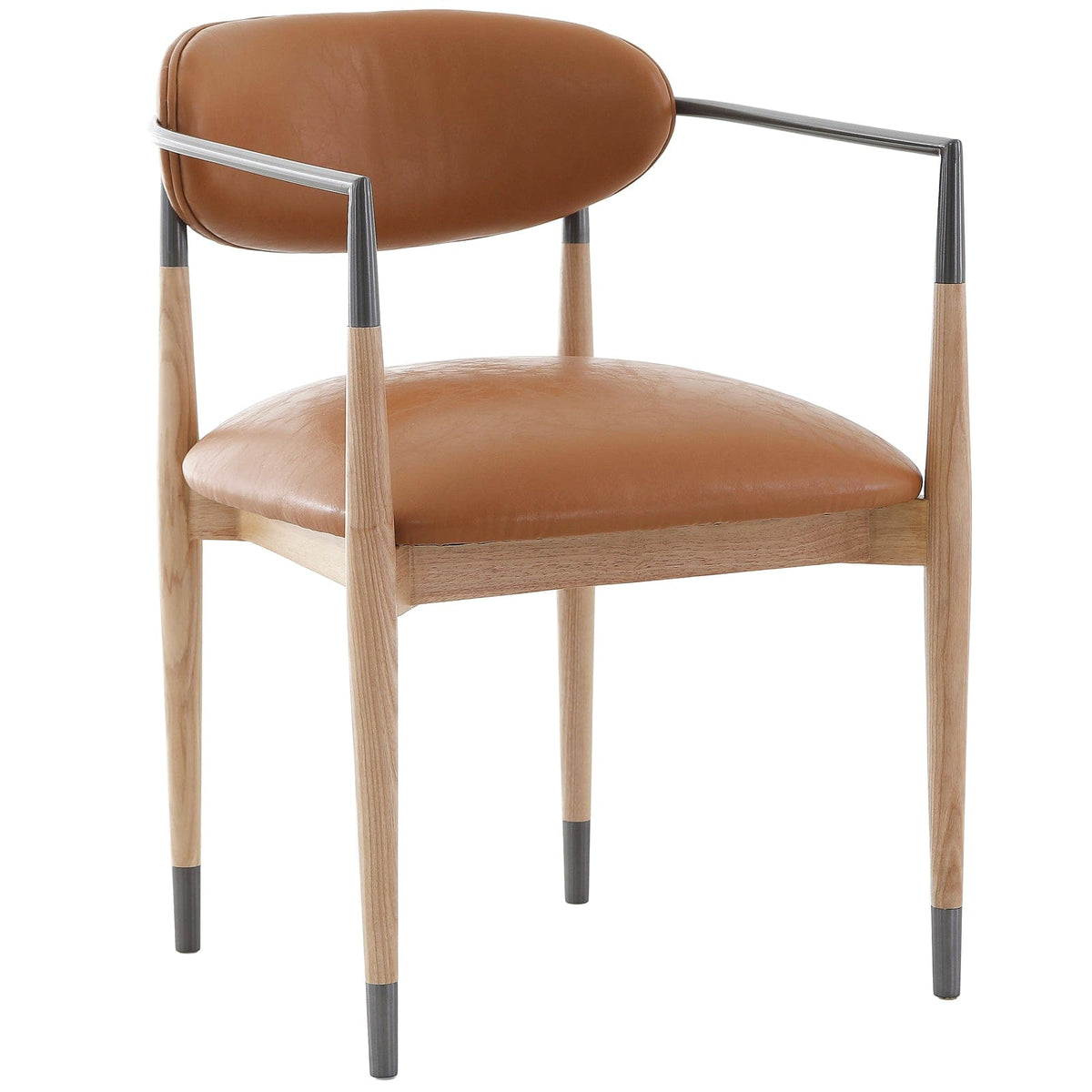 Keiichi Living Soho Dining Chair in Natural and Bronze House of Isabella UK