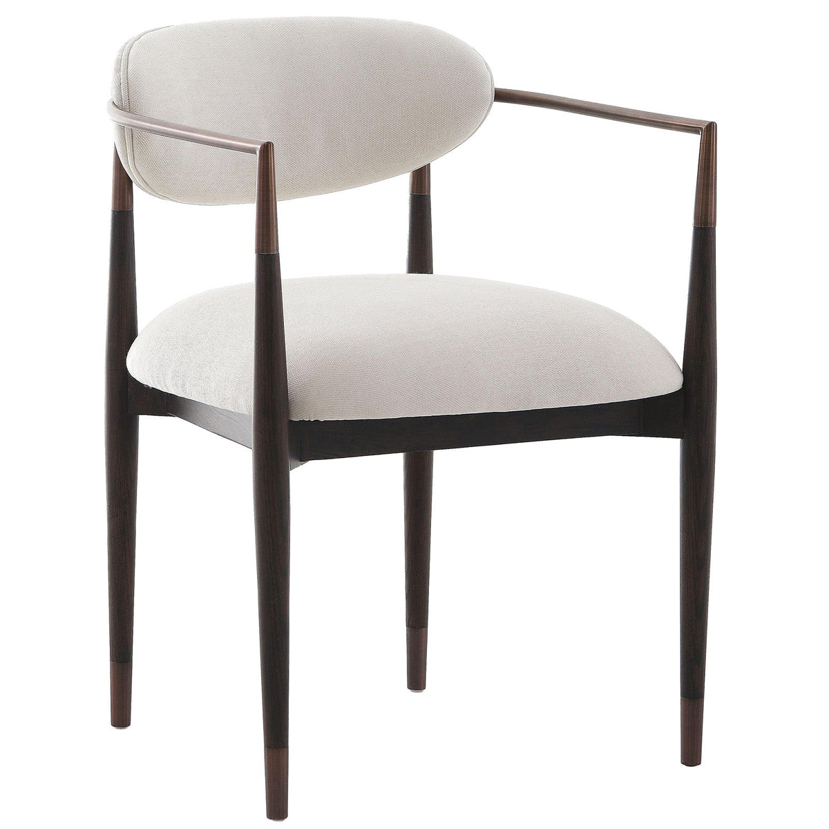 Keiichi Living Soho Dining Chair in Walnut and Bronze House of Isabella UK