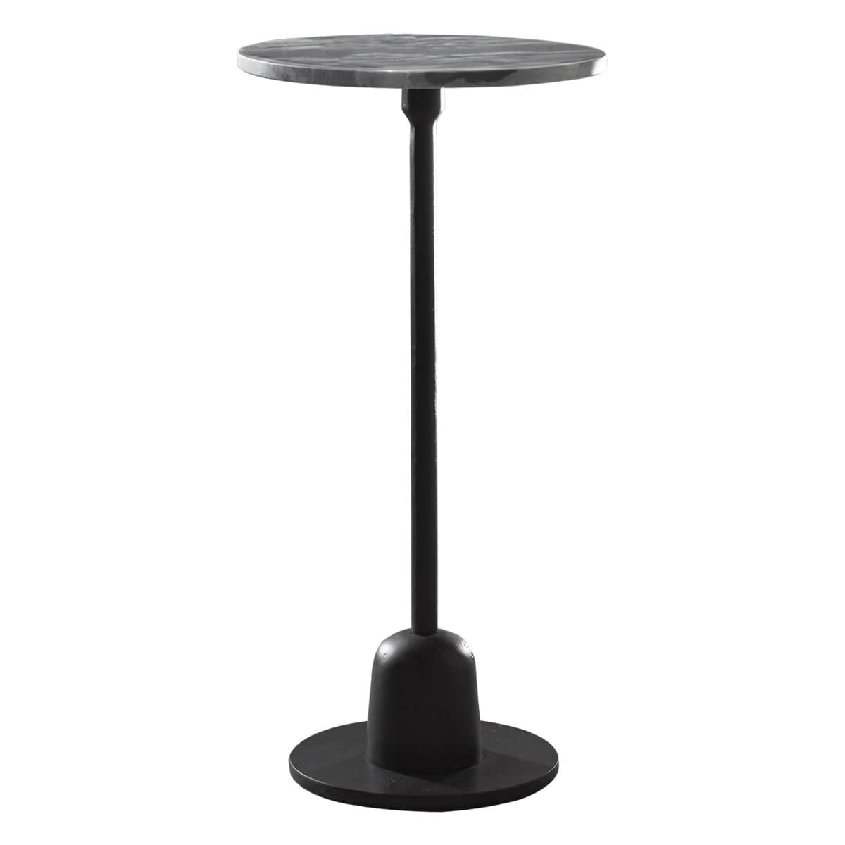 Keiichi Living Stand Alone Side Table Black Marble Top House of Isabella UK