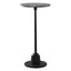 Keiichi Living Stand Alone Side Table Black Marble Top House of Isabella UK