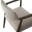 Keiichi Living Stonehouse Dining Chair in Taupe Italian Leather House of Isabella UK