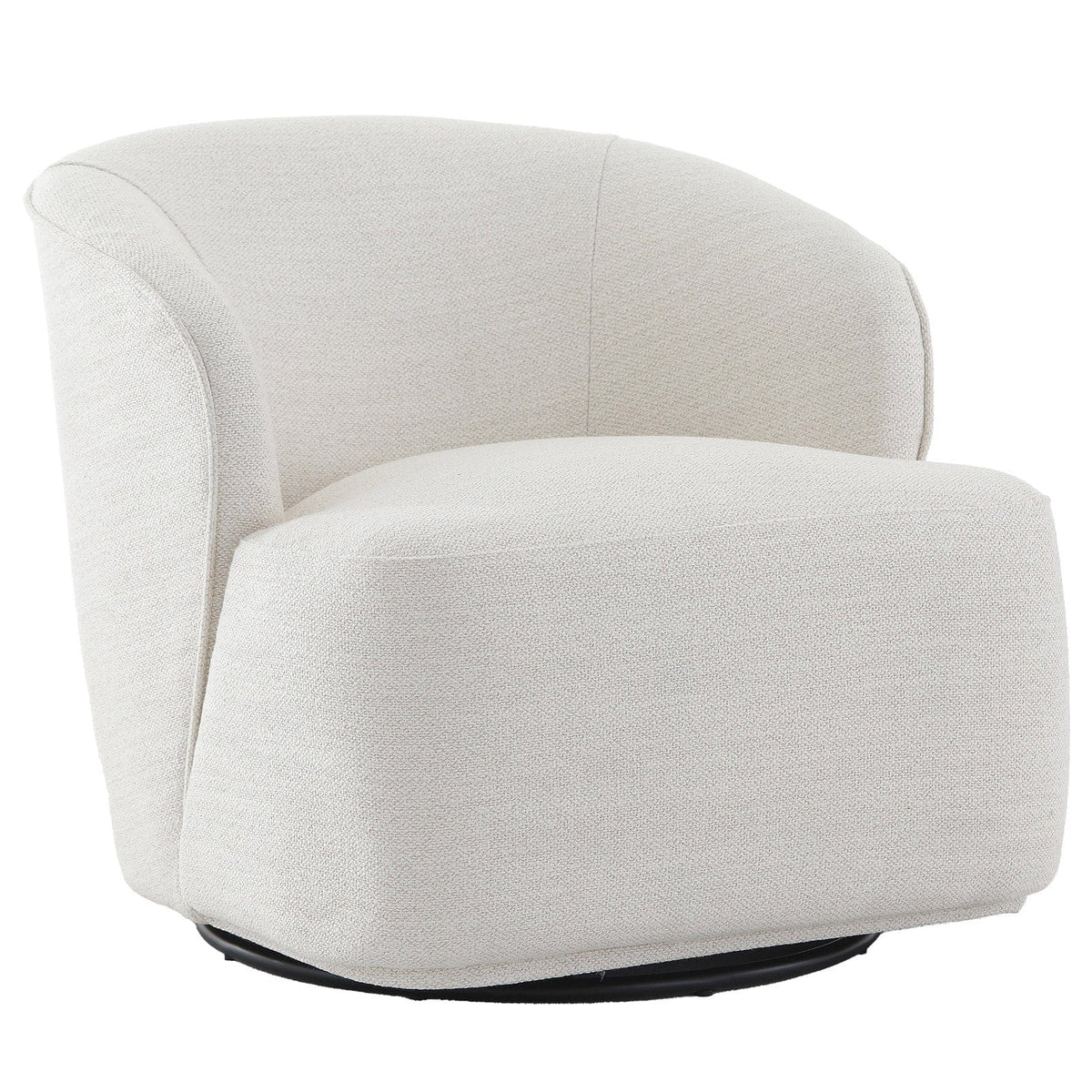 Keiichi Living Stow Swivel Chair in Off-White House of Isabella UK