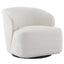 Keiichi Living Stow Swivel Chair in Off-White House of Isabella UK