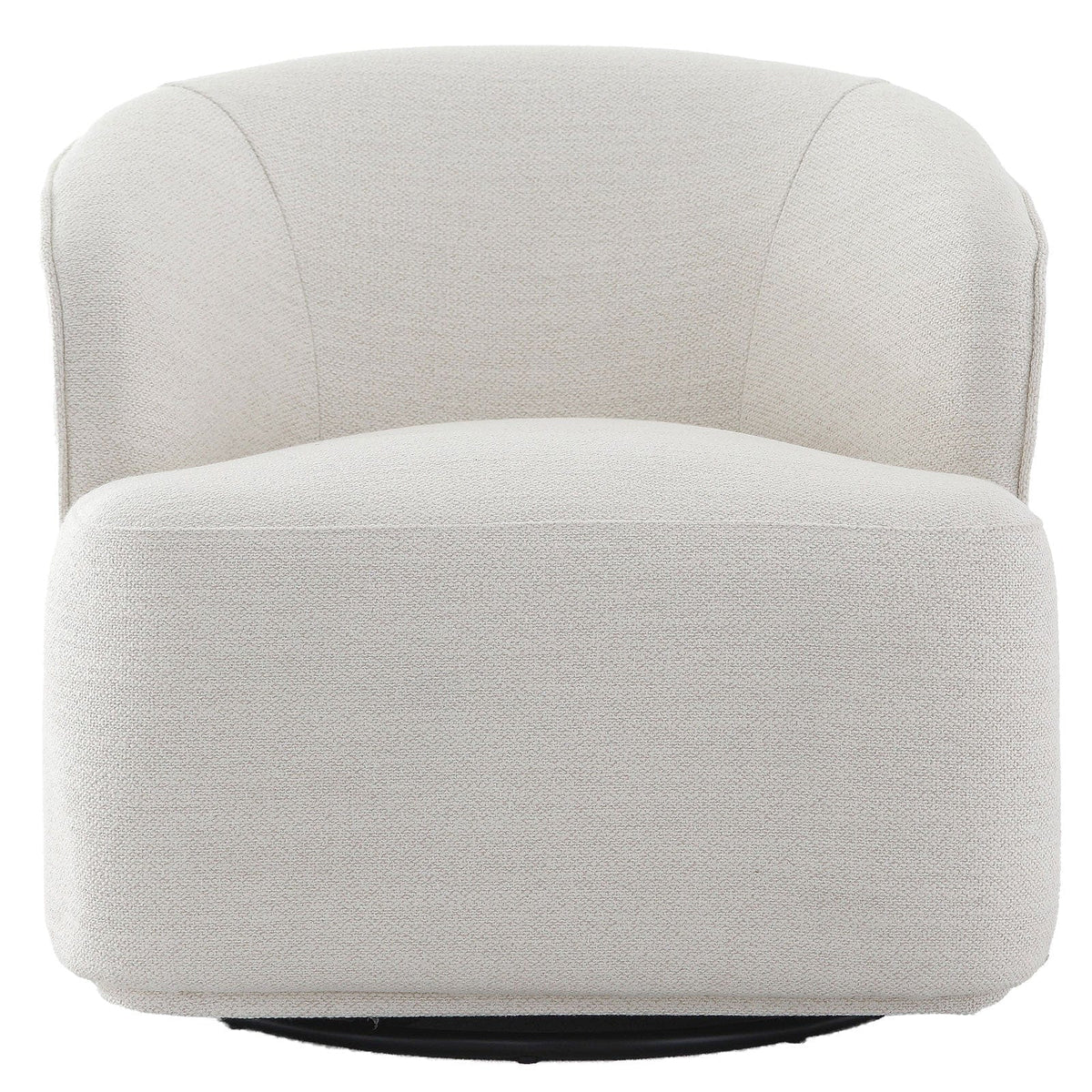 Stow Swivel Chair in Off-White | House of Isabella UK