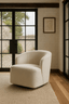 Keiichi Living Stow Swivel Chair in Off-White House of Isabella UK