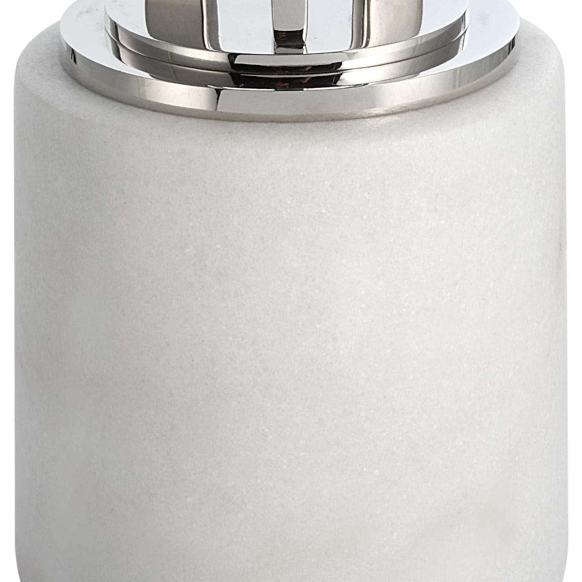 Keiichi Living Tower Marble & Glass Side Table House of Isabella UK