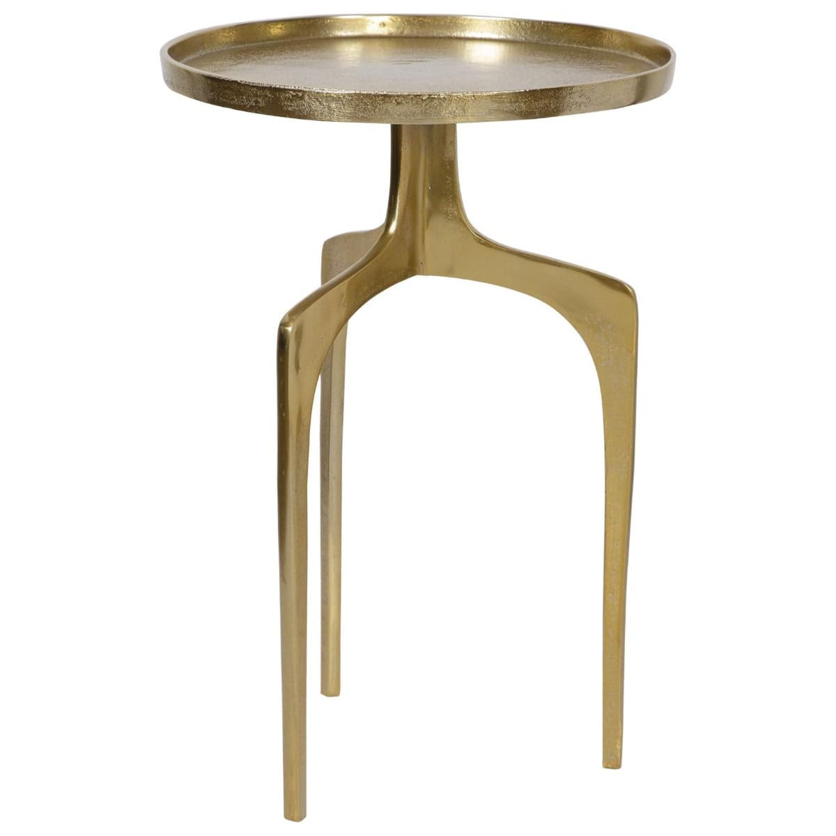 Keiichi Living Tripod Side Table Gold House of Isabella UK