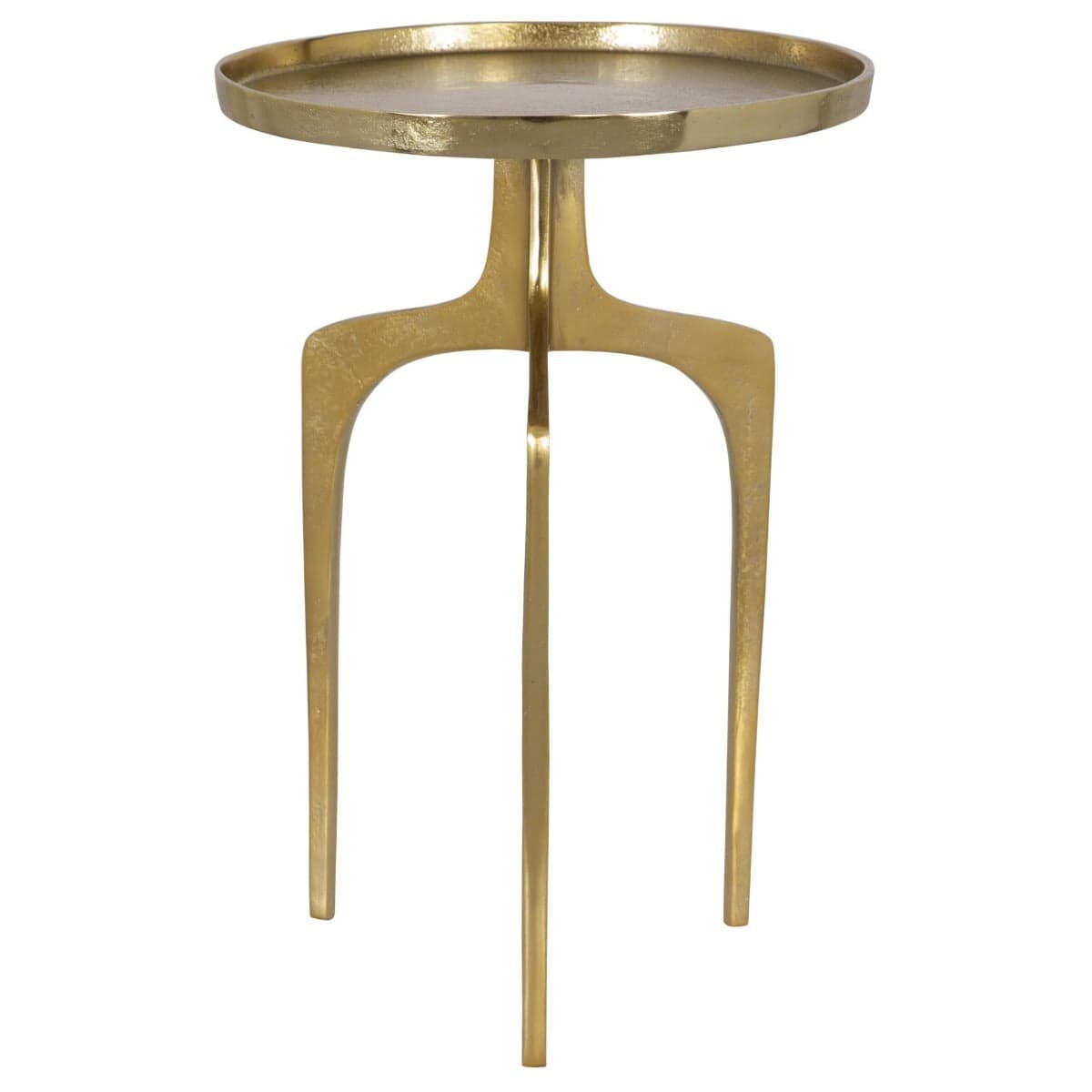 Keiichi Living Tripod Side Table Gold House of Isabella UK