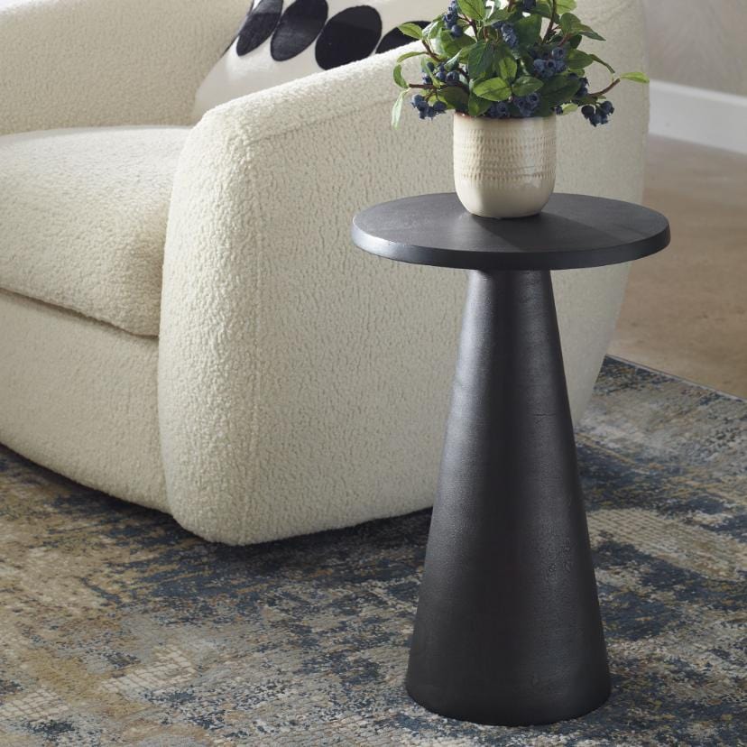 Keiichi Living Tulip Side Table Black House of Isabella UK