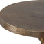 Keiichi Living Turner Drinks Table Brass Finish House of Isabella UK