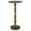 Keiichi Living Turner Drinks Table Brass Finish House of Isabella UK