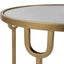 Keiichi Living Ula Side Table Brass House of Isabella UK