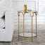 Keiichi Living Ula Side Table Brass House of Isabella UK
