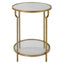 Keiichi Living Ula Side Table Brass House of Isabella UK