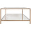 Keiichi Living Upton Coffee Table in Antique Brass House of Isabella UK