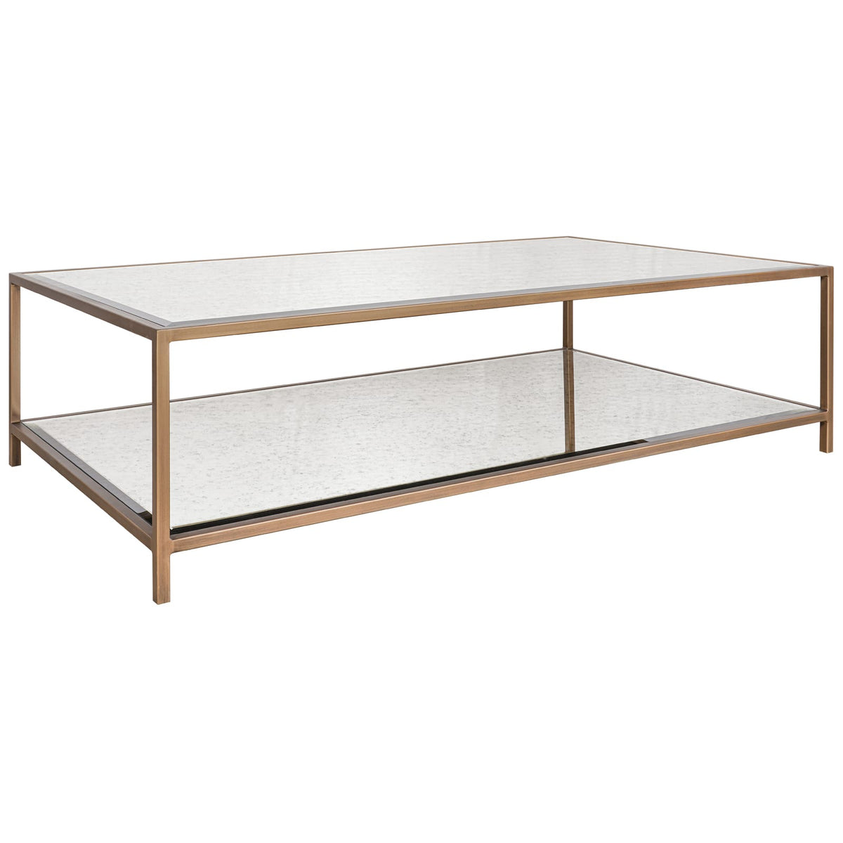 Keiichi Living Upton Coffee Table in Antique Brass House of Isabella UK