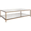 Keiichi Living Upton Coffee Table in Antique Brass House of Isabella UK
