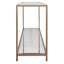 Keiichi Living Upton Console Table in Antique Brass House of Isabella UK