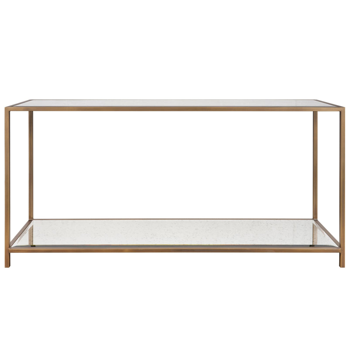 Keiichi Living Upton Console Table in Antique Brass House of Isabella UK
