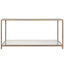 Keiichi Living Upton Console Table in Antique Brass House of Isabella UK