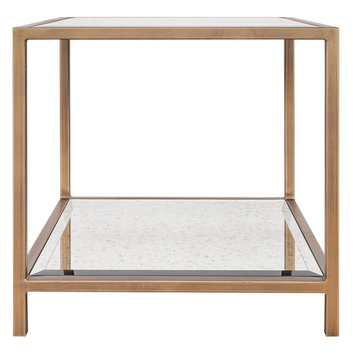 Keiichi Living Upton Side Table in Antique Brass House of Isabella UK