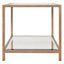 Keiichi Living Upton Side Table in Antique Brass House of Isabella UK