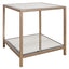 Keiichi Living Upton Side Table in Antique Brass House of Isabella UK