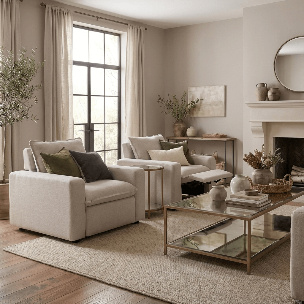 Keiichi Living Upton Side Table in Antique Brass - Round House of Isabella UK