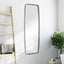 Keiichi Mirrors Adeleine Tall Mirror Silver House of Isabella UK
