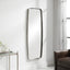 Keiichi Mirrors Adeleine Tall Mirror Silver House of Isabella UK
