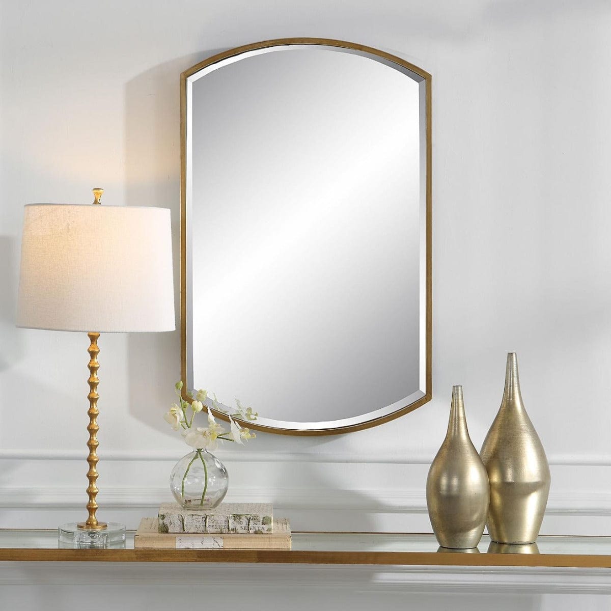 Keiichi Mirrors Agnes Mirror Gold House of Isabella UK
