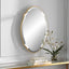 Keiichi Mirrors Aida Mirror Gold Finish House of Isabella UK