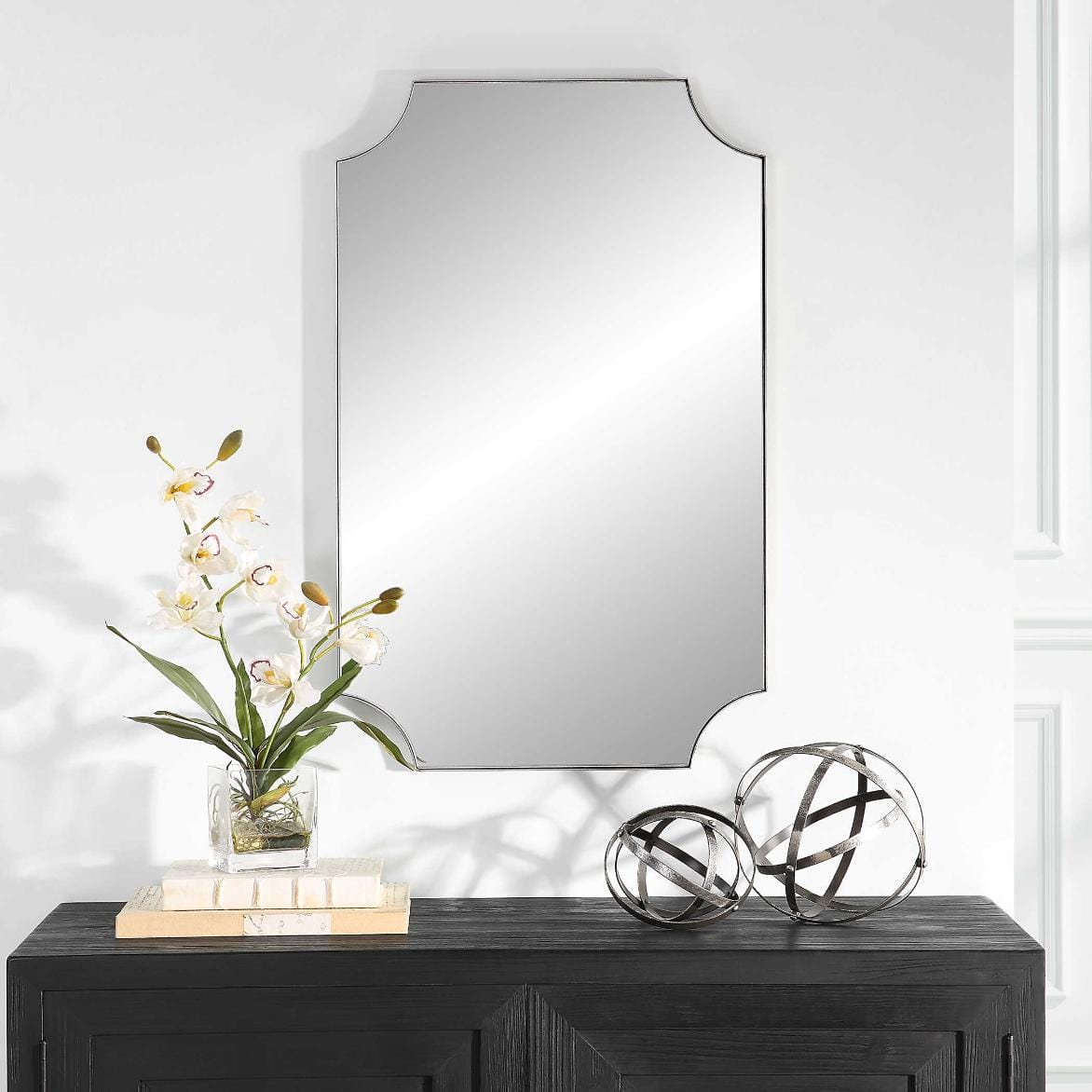 Keiichi Mirrors Albert Mirror Soft Silver House of Isabella UK