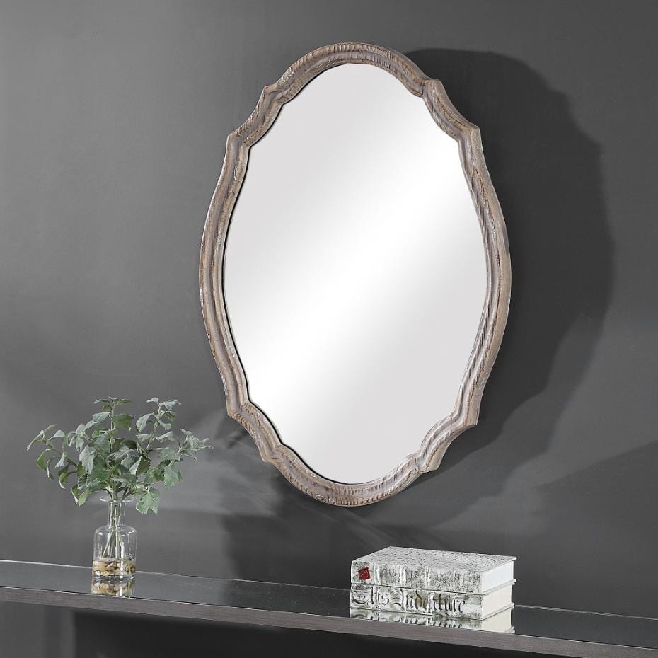 Keiichi Mirrors Aurelia Wood Effect Mirror House of Isabella UK