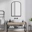 Keiichi Mirrors Aydyn Arched Mirror in Black House of Isabella UK