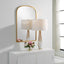 Keiichi Mirrors Aydyn Arched Mirror in Gold House of Isabella UK