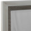 Keiichi Mirrors Beaded Lines Mirror Brushed Silver House of Isabella UK