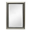 Keiichi Mirrors Beaded Lines Mirror Brushed Silver House of Isabella UK