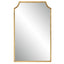 Keiichi Mirrors Bradley Mirror Gold Finish House of Isabella UK