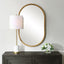 Keiichi Mirrors Brushed Gold Pill Mirror House of Isabella UK