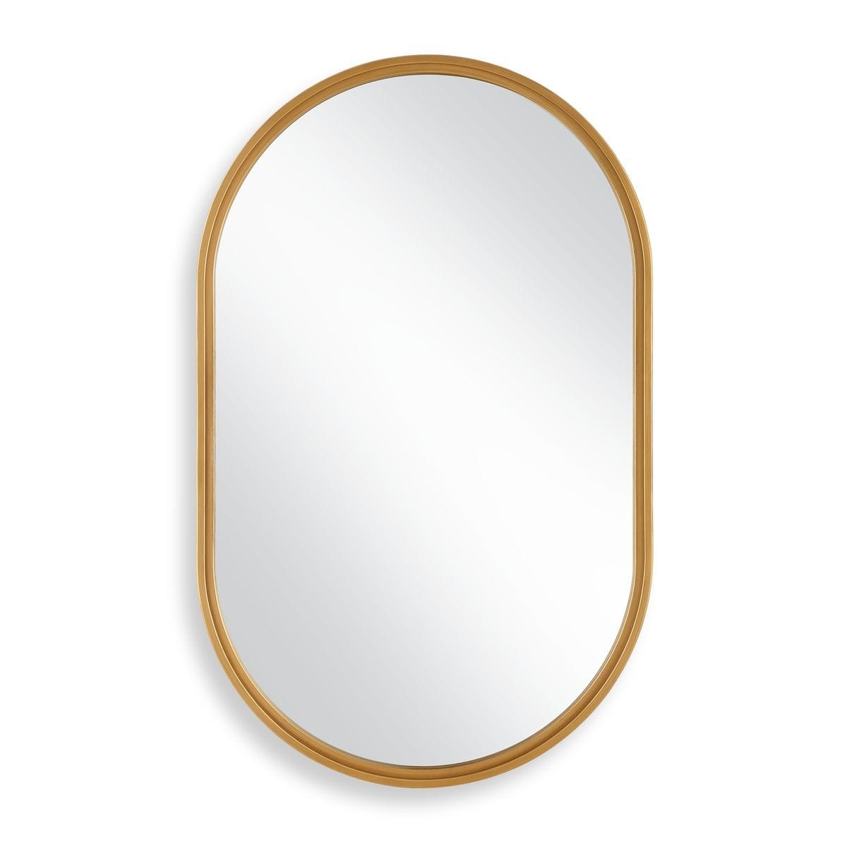 Keiichi Mirrors Brushed Gold Pill Mirror House of Isabella UK