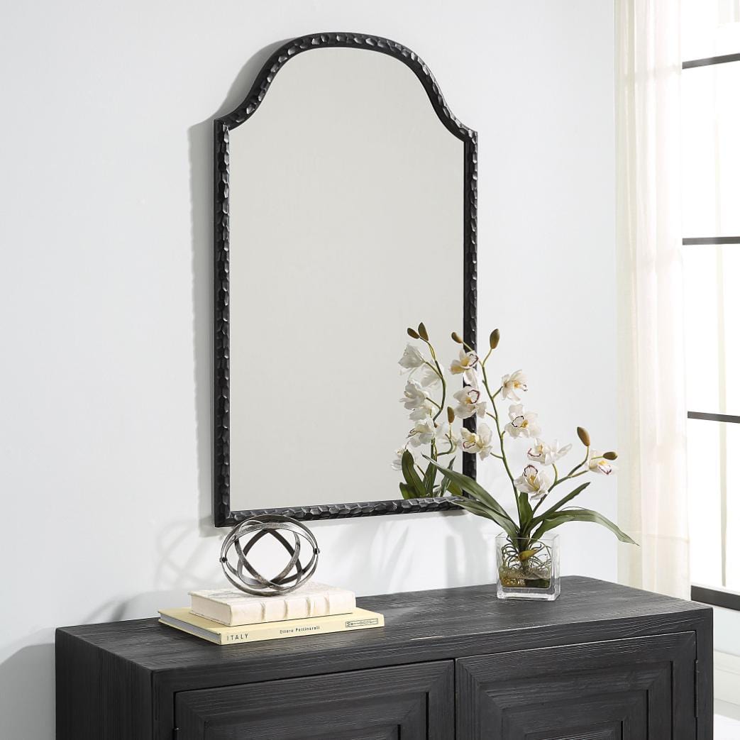 Keiichi Mirrors Cast Mirror Black Finish House of Isabella UK