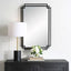 Keiichi Mirrors Deco Mirror Black Finish House of Isabella UK
