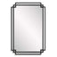 Keiichi Mirrors Deco Mirror Black Finish House of Isabella UK