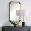 Keiichi Mirrors Deco Mirror in Bronze and Gold House of Isabella UK