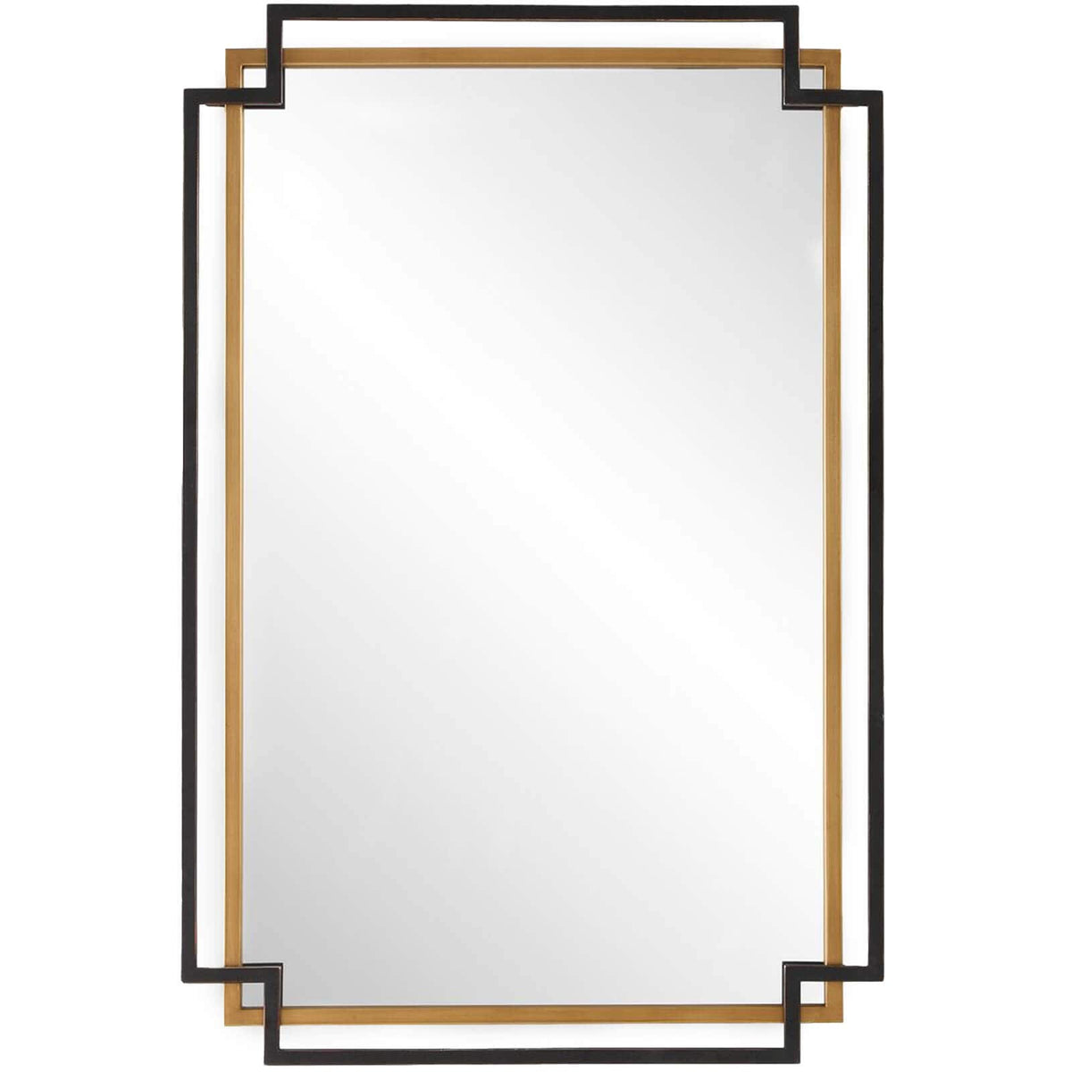 Keiichi Mirrors Deco Mirror in Bronze and Gold House of Isabella UK