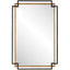 Keiichi Mirrors Deco Mirror in Bronze and Gold House of Isabella UK
